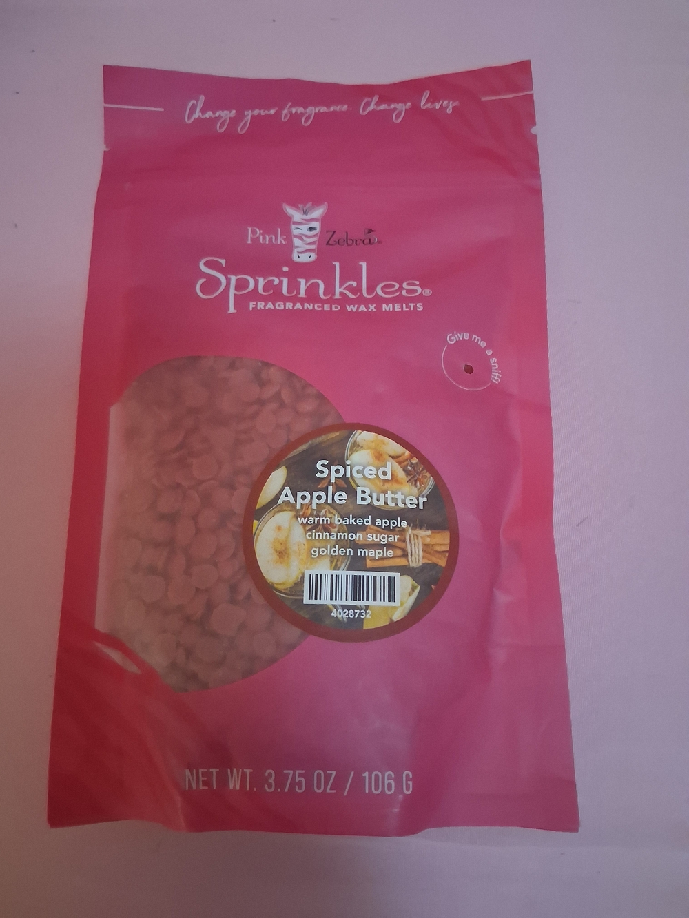 Pink Zebra Spiced Apple Butter Sprinkles Wax Melts - Pink